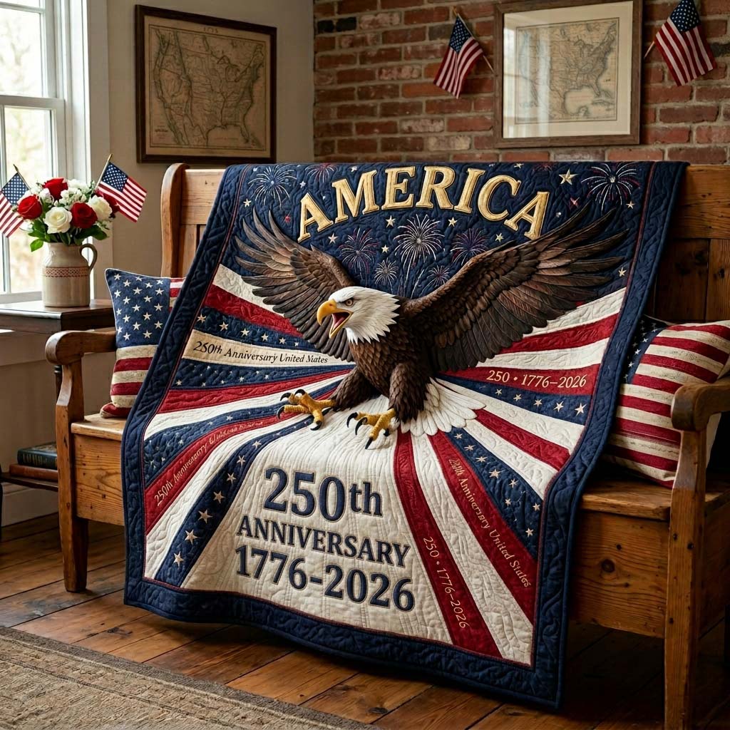 American Majesty Quilted Blanket - Baby (30" x 40") - Pack 1
