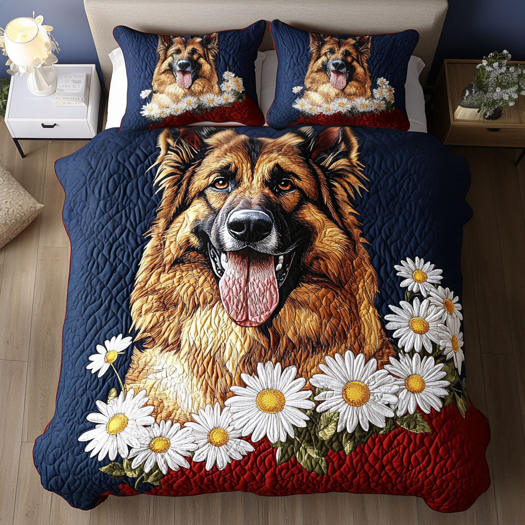 American Pride 3-Piece Quilted Bedding Set - Single (59" x 70")