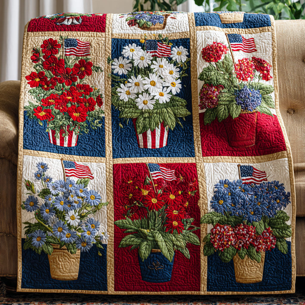 American Spirit Quilted Blanket - Baby (30" x 40") - Pack 1