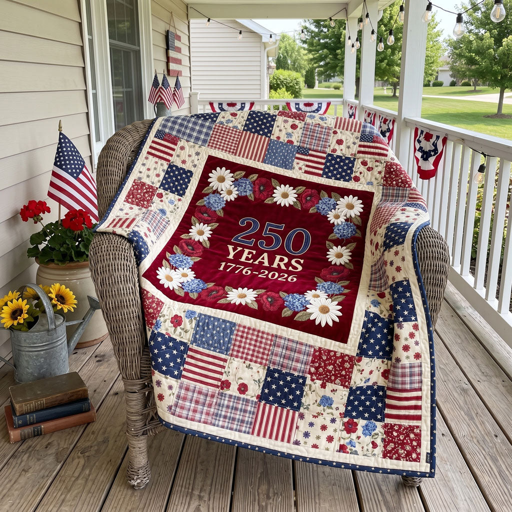 Antique America Quilted Blanket - Baby (30" x 40") - Pack 1