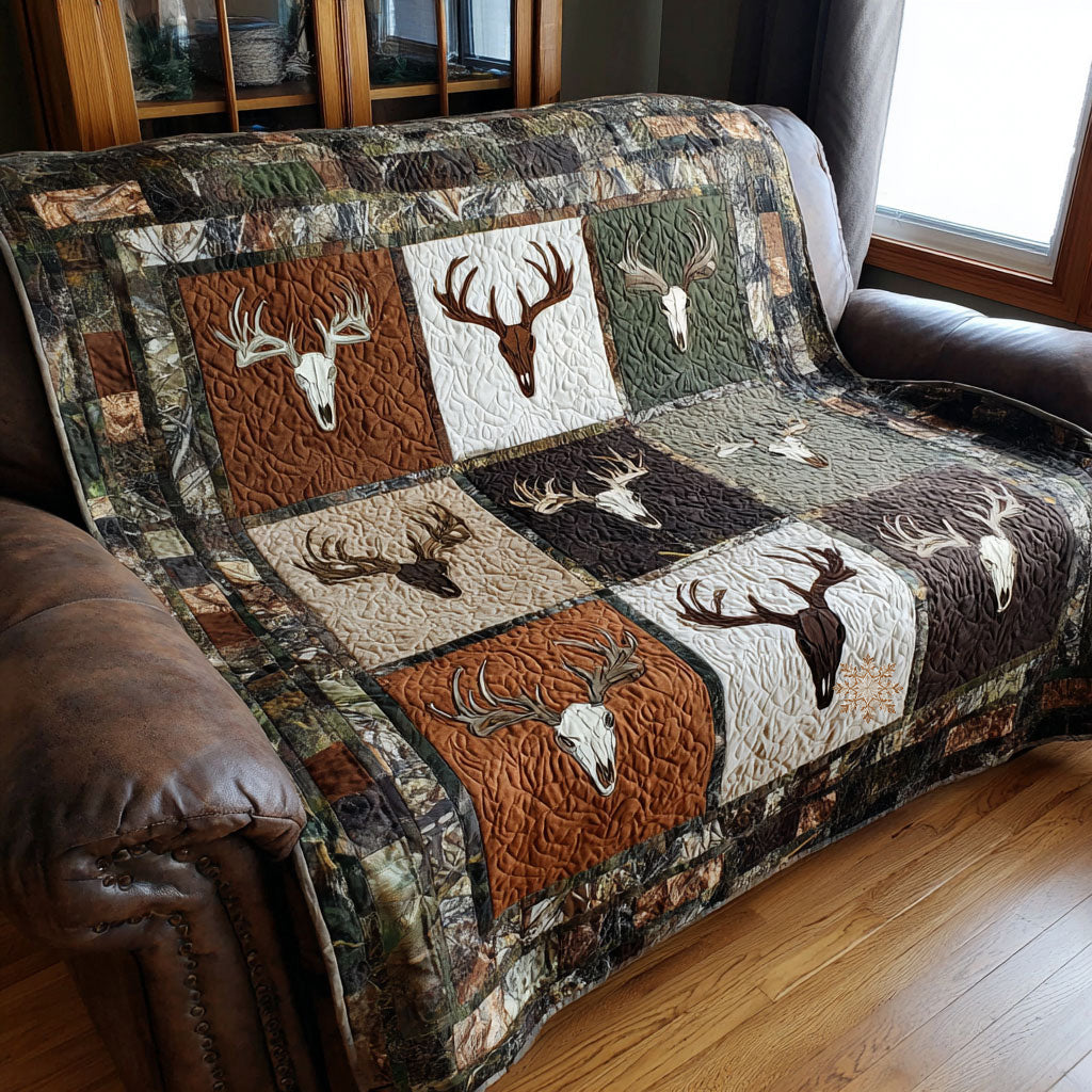 Antler Path Quilted Blanket - Baby (30" x 40") - Pack 1