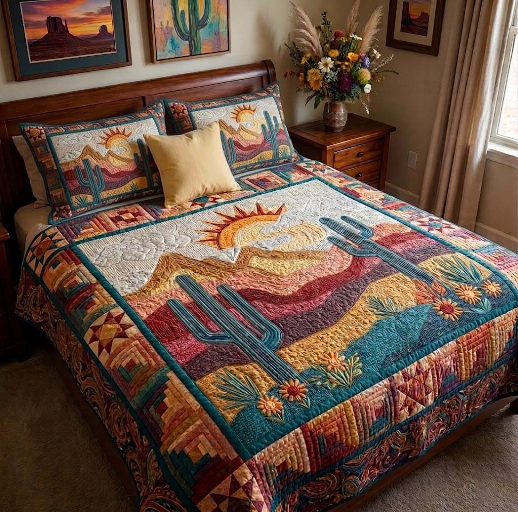 Artisan Canyon Sun Quilted Blanket - Baby (30" x 40") - Pack 1