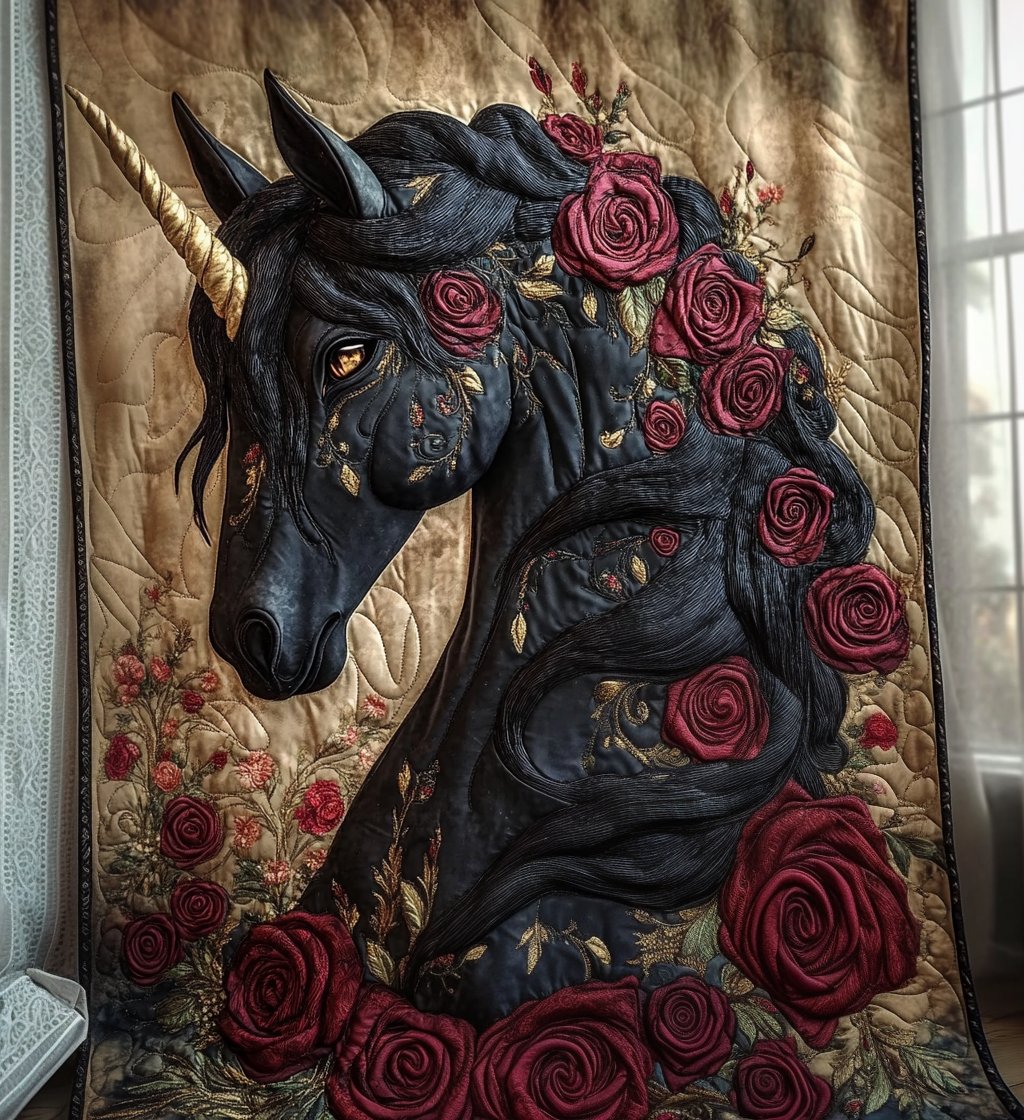 Aurora Guardian Quilted Blanket - Throw (55" x 60")