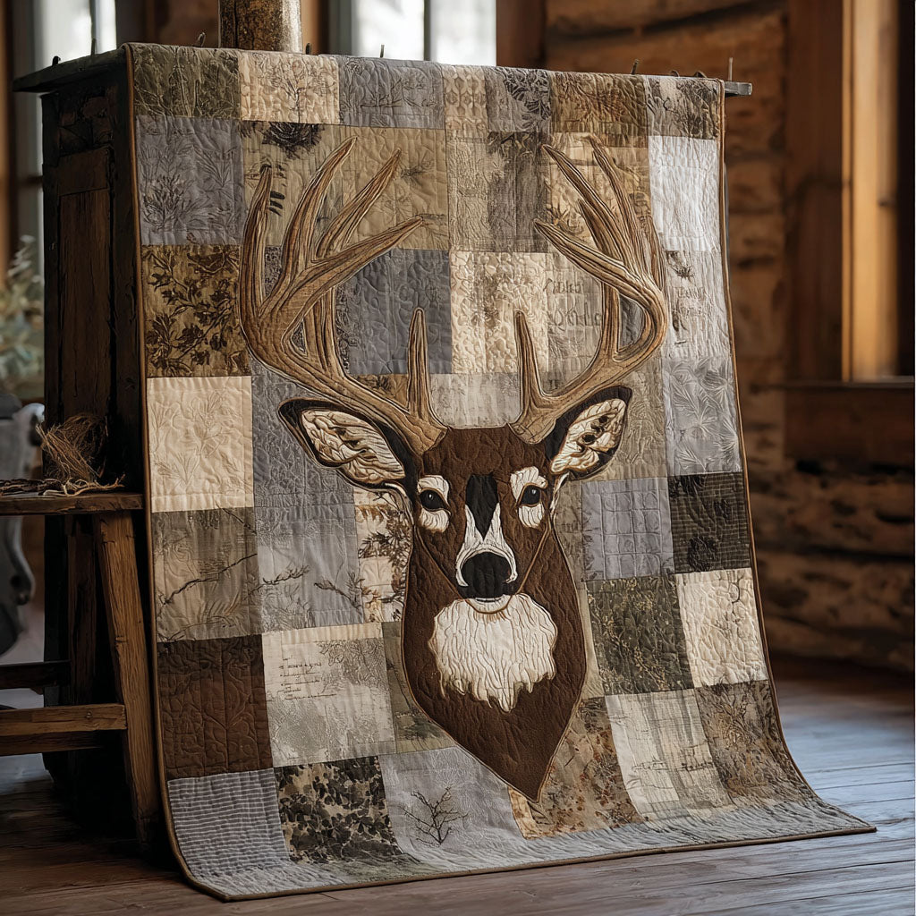 Autumn Buck Quilted Blanket - Baby (30" x 40") - Pack 1