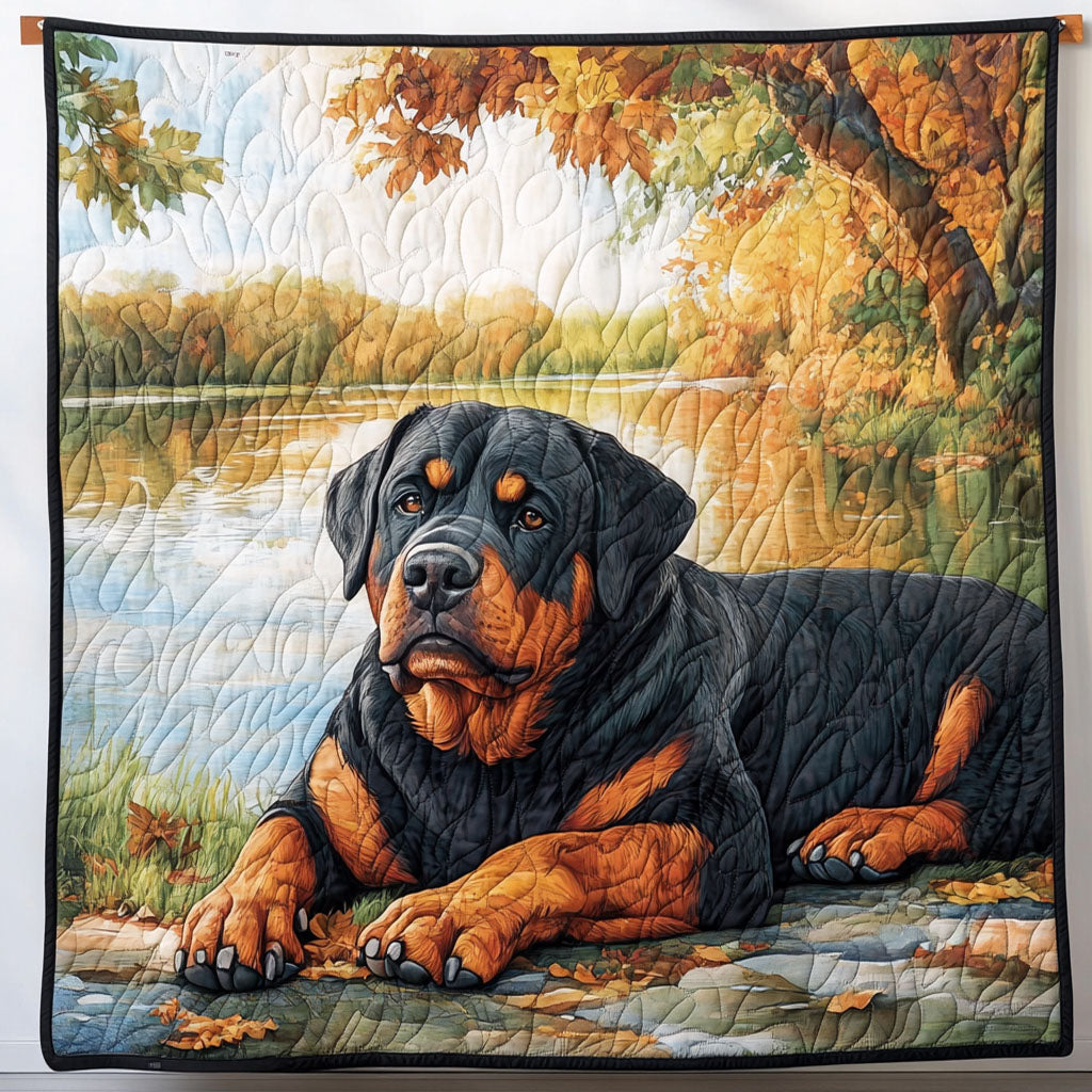 Autumn River Guardian Quilted Blanket - Baby (30" x 40")