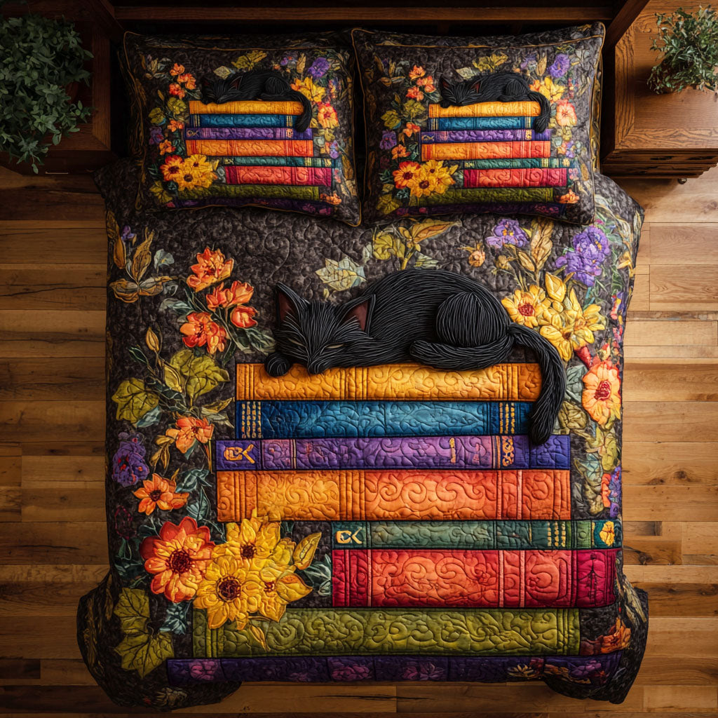 Autumn Spell 3-Piece Quilted Bedding Set - Single (59" x 70")