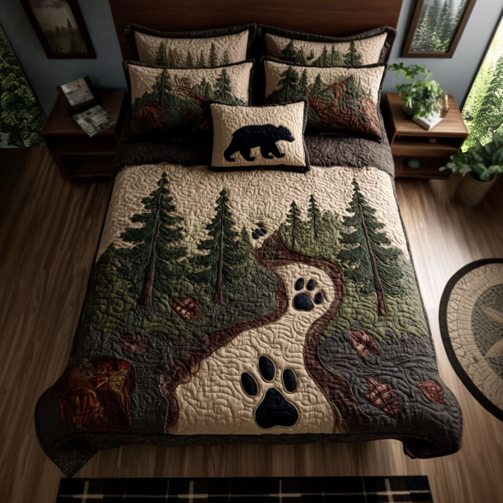 Backcountry Steps 3-Piece Quilted Bedding Set - Single (59" x 70")