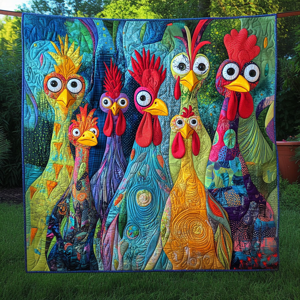 Barnyard Boogie Quilted Blanket - Throw (55" x 60")