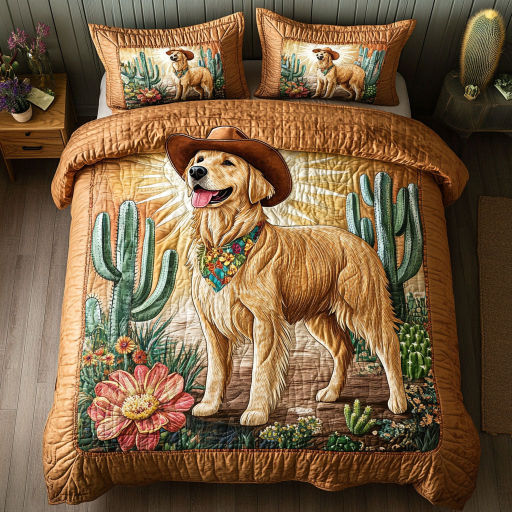 Barnyard Buddy 3-Piece Quilted Bedding Set - Single (59" x 70")