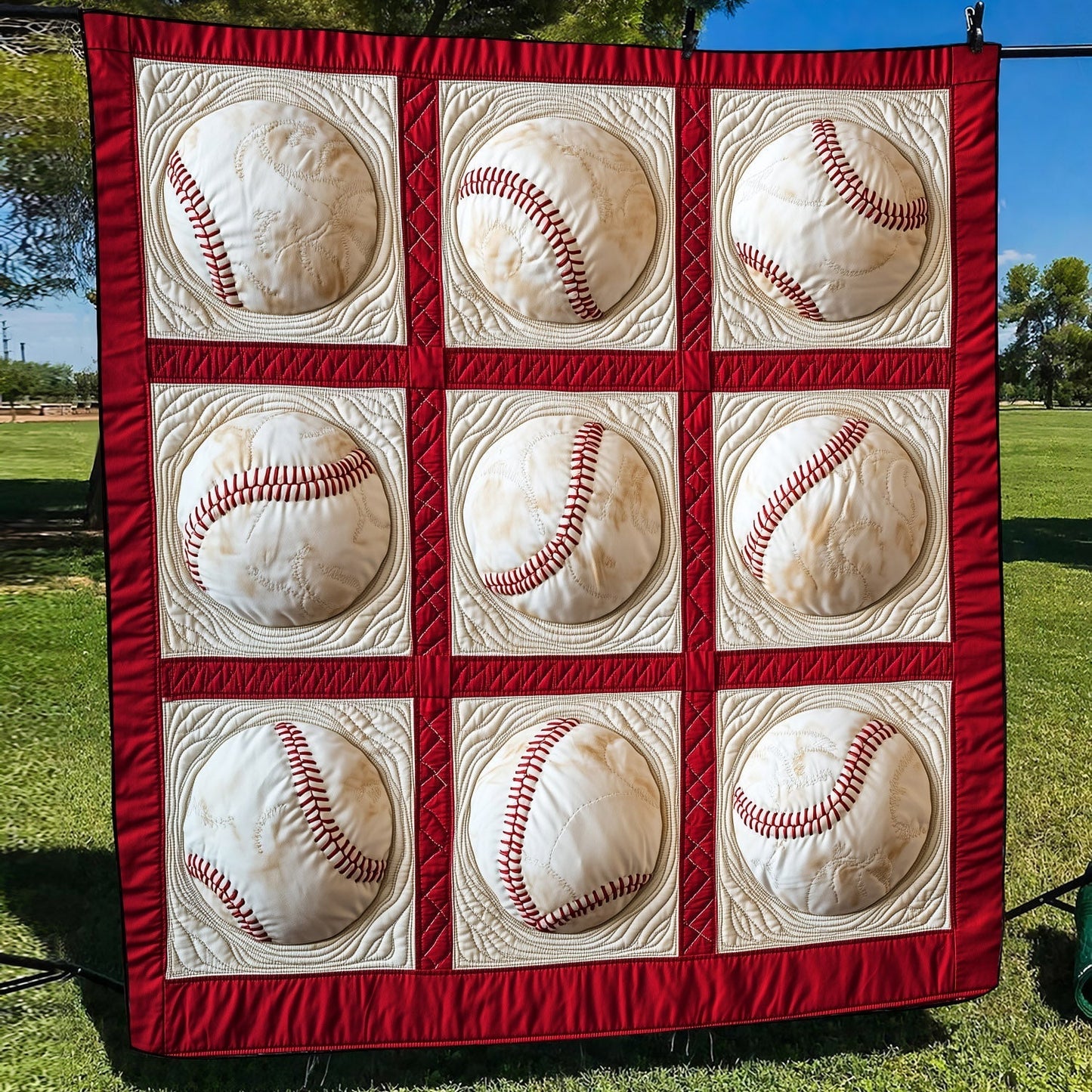 Baseball Classics Quilted Blanket - Throw (55" x 60")