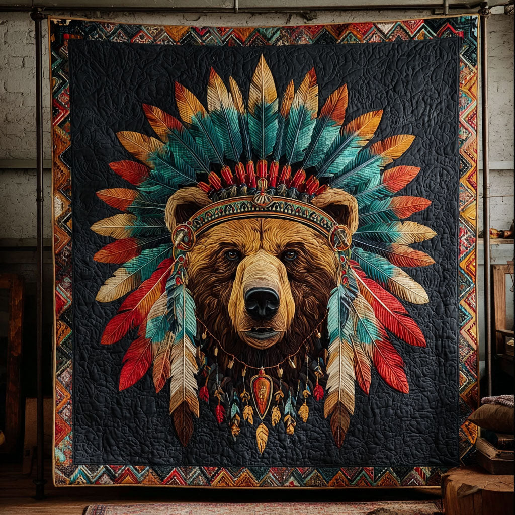 Bear Essence Quilted Blanket - Baby (30" x 40") - Pack 1