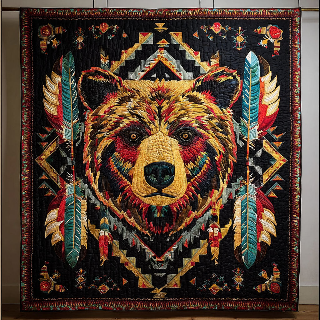 Bear Guardian Quilted Blanket - Baby (30" x 40") - Pack 1
