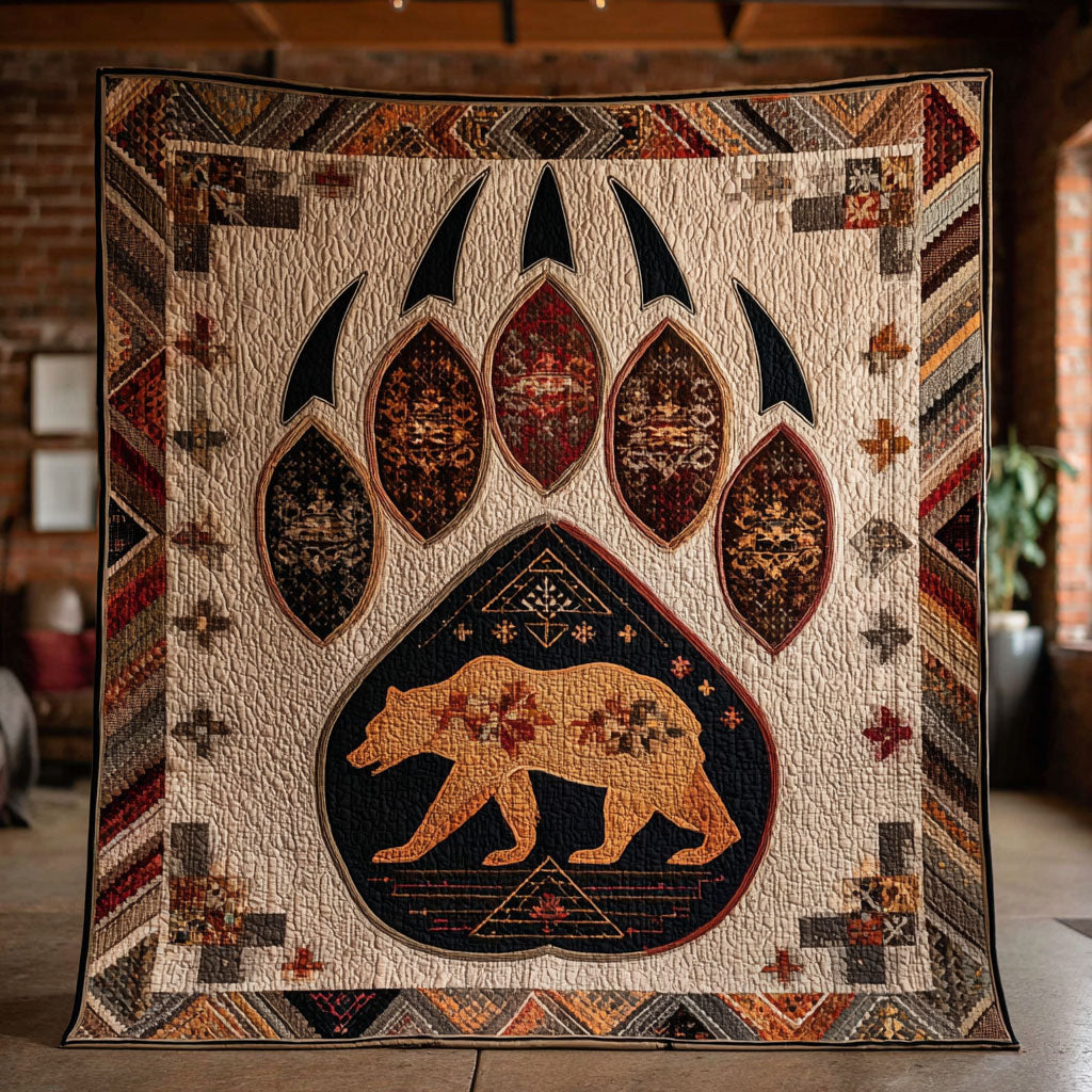 Bear Strength Quilted Blanket - Baby (30" x 40") - Pack 1