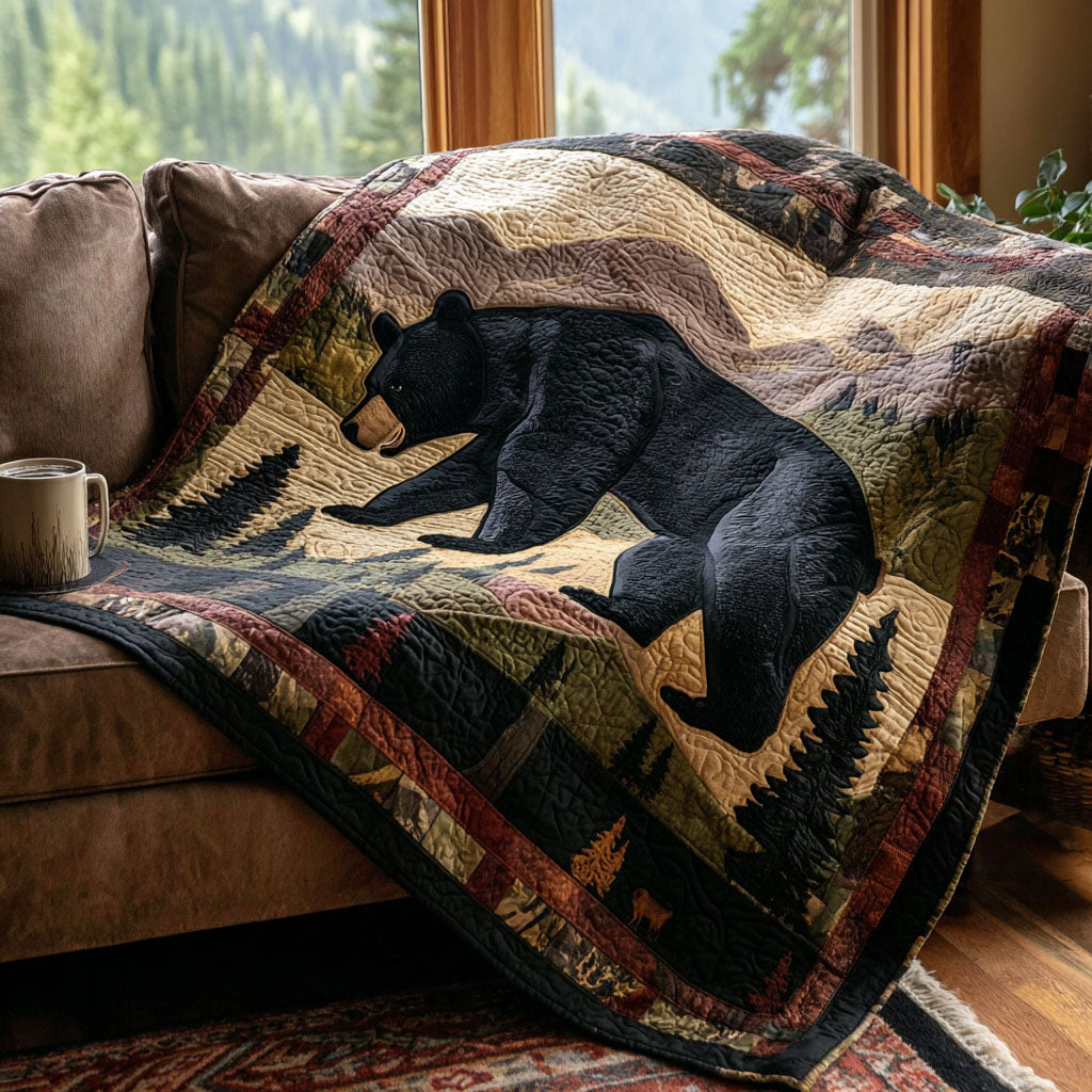 Bear Tracks Quilted Blanket - Baby (30" x 40") - Pack 1