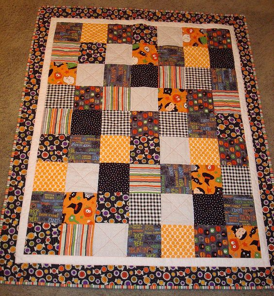 Bewitched Night Quilted Blanket - Throw (55" x 60")