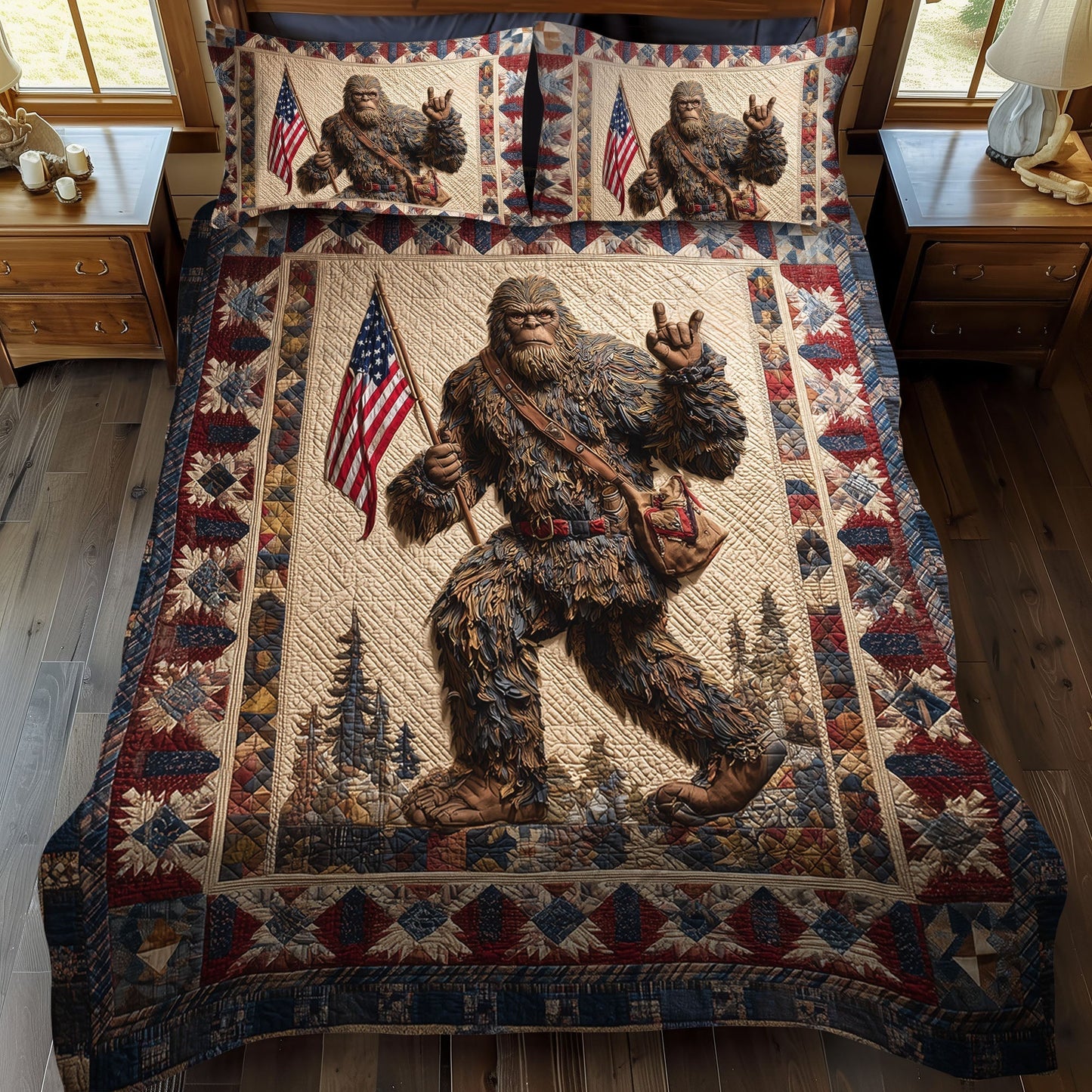Bigfoot Independence 3-Piece Quilted Bedding Set - Single (59" x 70")