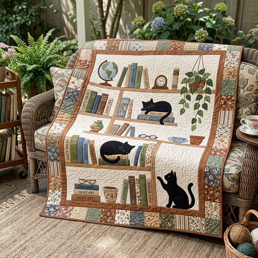 Black Cat Sanctuary Quilted Blanket - Baby (30" x 40") - Pack 1