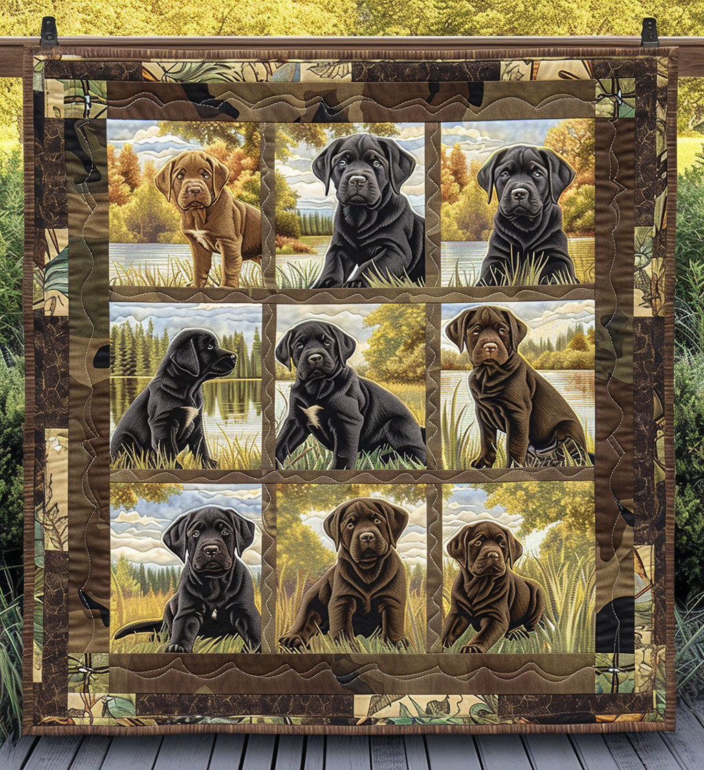 Black Creek Wanderers Quilted Blanket - Throw (55" x 60")