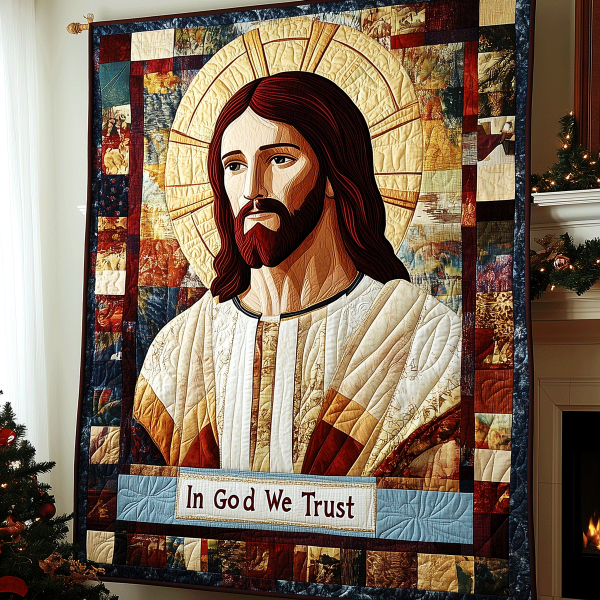 Blessed Assurance Quilted Blanket - Throw (55" x 60")