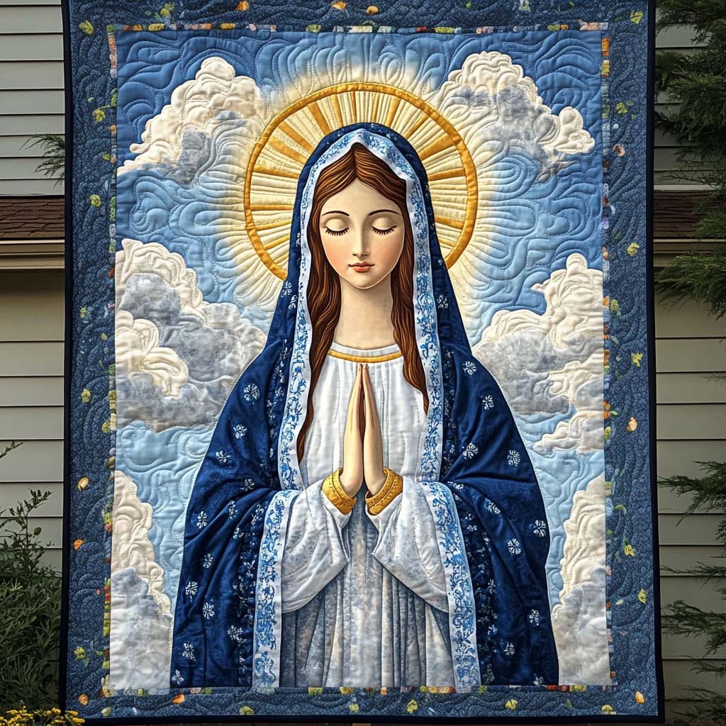Blessed Radiance Quilted Blanket - Throw (55" x 60")