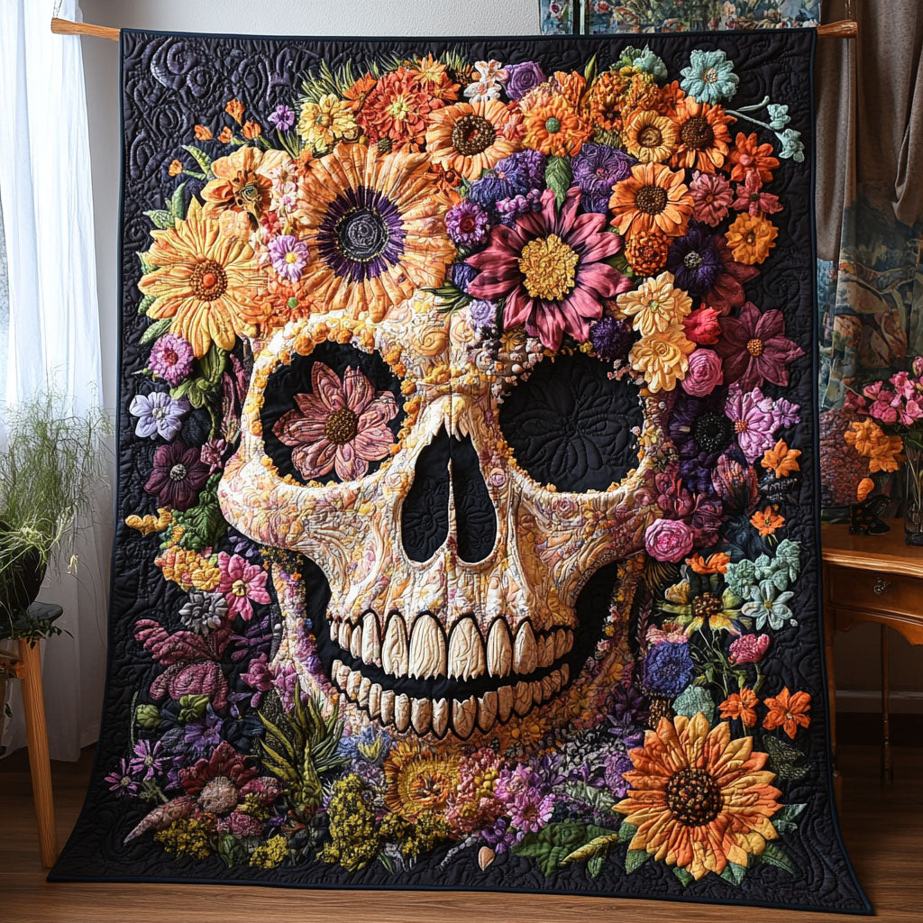 Bloom Afterlife Quilted Blanket - Throw (55" x 60")