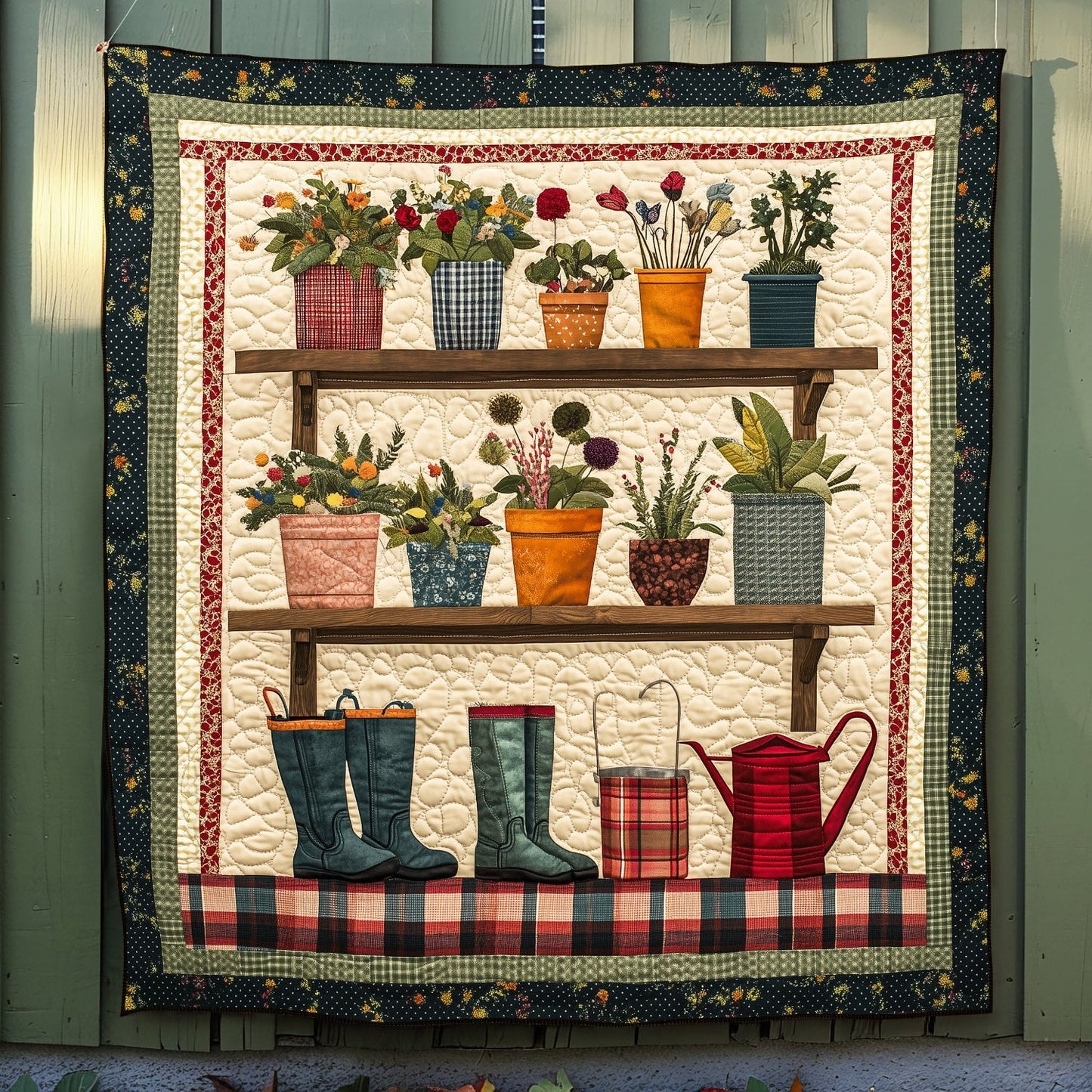 Bloom & Grow Quilted Blanket - Throw (55" x 60")