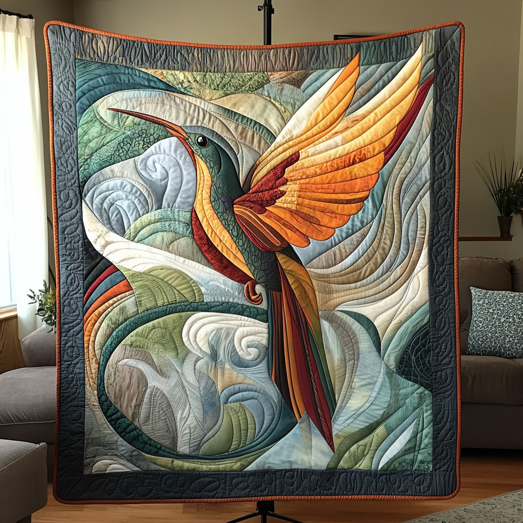 Blooming Beauty Quilted Blanket - Throw (55" x 60")