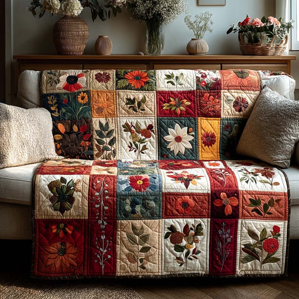 Blooming Serenity Quilted Blanket - Baby (30" x 40") - Pack 1