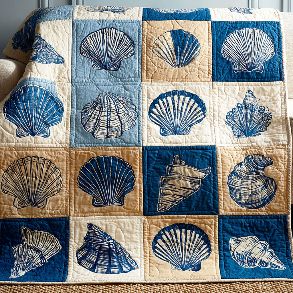 Blue Horizon Quilted Blanket - Baby (30" x 40") - Pack 1