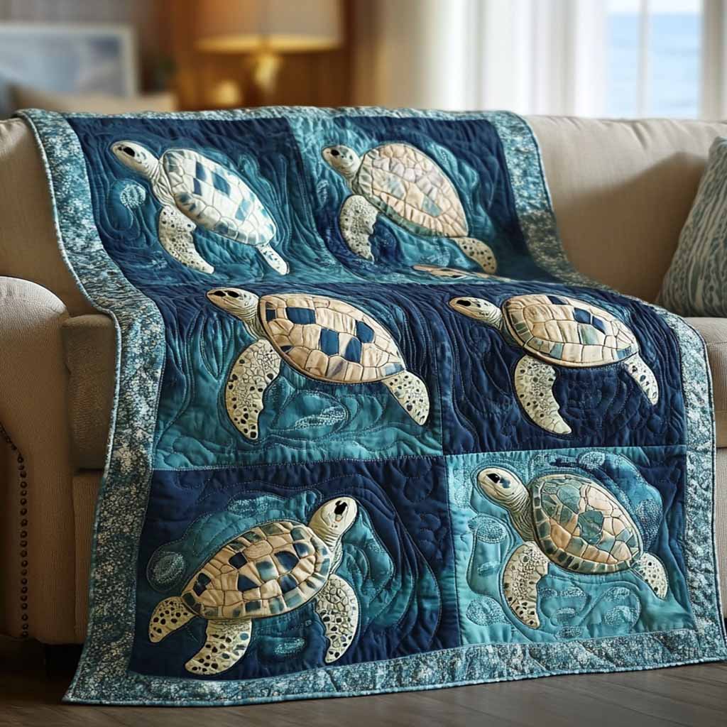 Blue Voyage Quilted Blanket - Baby (30" x 40") - Pack 1