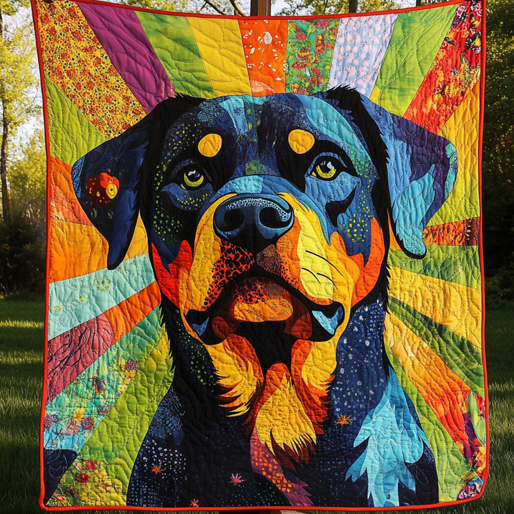 Bold Rott Spirit Quilted Blanket - Baby (30" x 40")