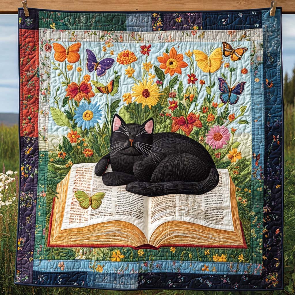Bookish Dreams Quilted Blanket - Throw (55" x 60")