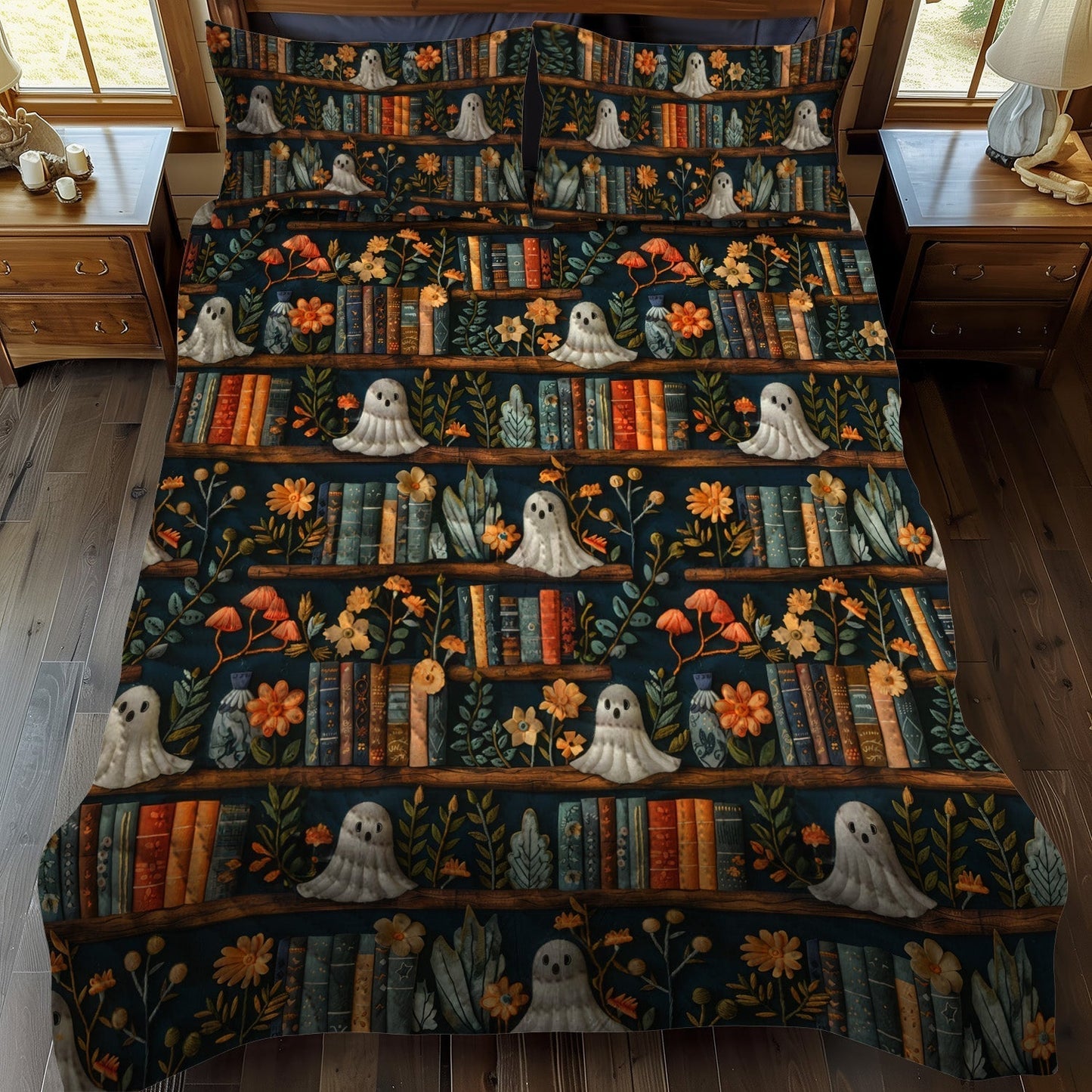 Bootiful Slumber 3-Piece Quilted Bedding Set - Single (59" x 70")