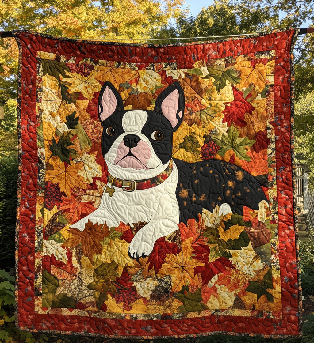 Boston Charm Quilted Blanket - Throw (55" x 60")