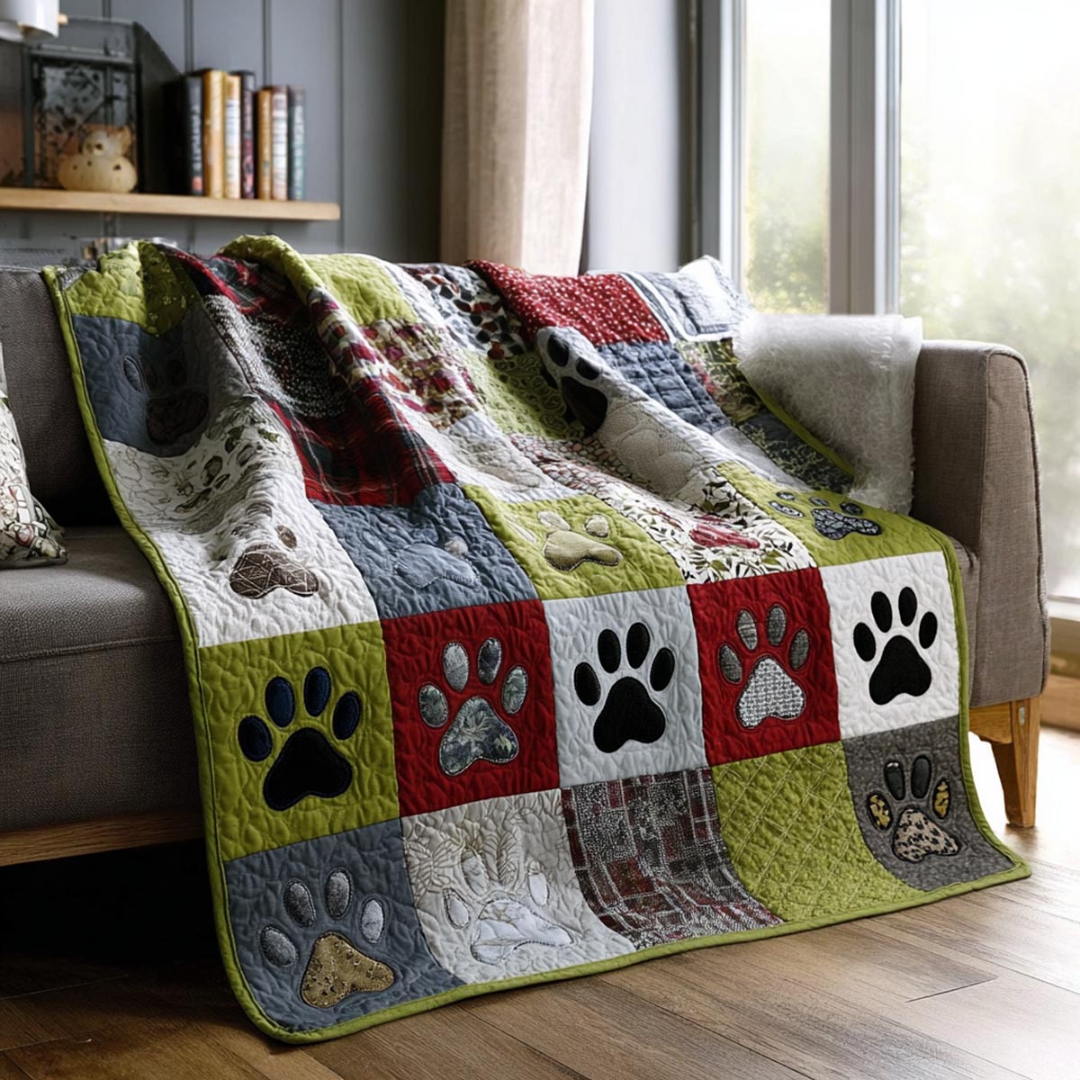 Bouncy Paws Quilted Blanket - Baby (30" x 40") - Pack 1