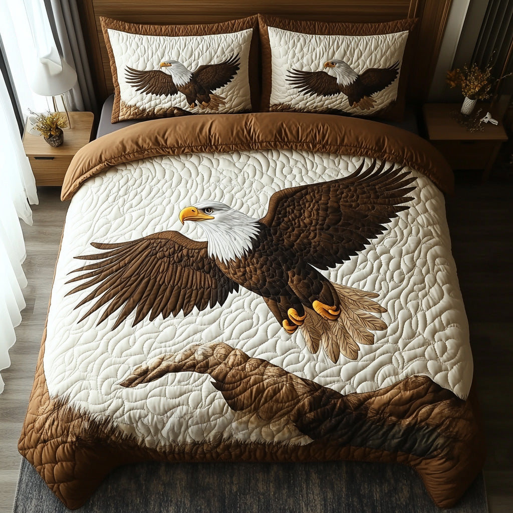 Brave Flight 3-Piece Quilted Bedding Set - Single (59" x 70")