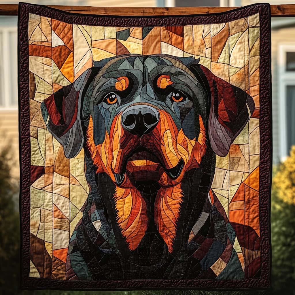 Brave Rott Quilted Blanket - Throw (55" x 60")