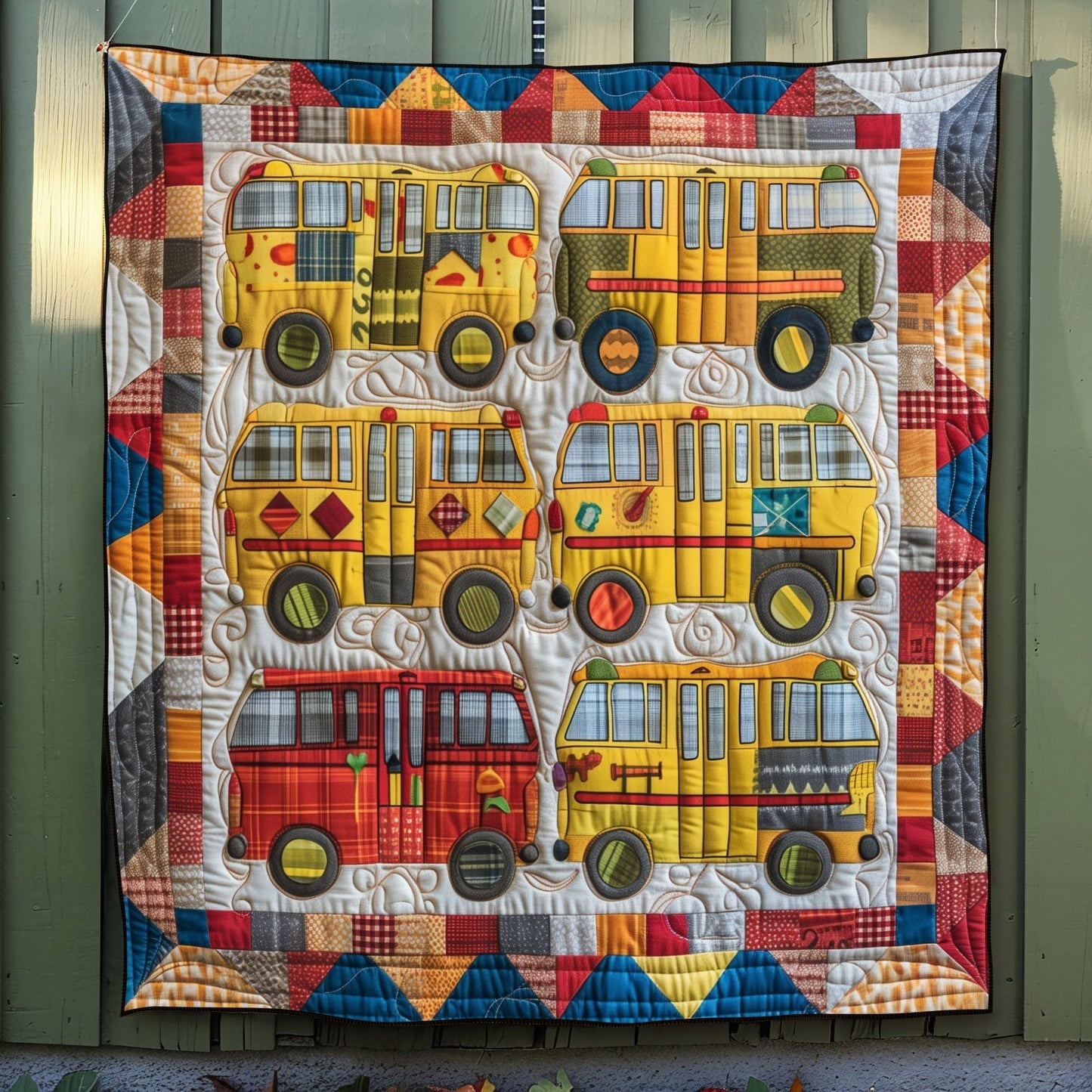 Bright Beginnings Quilted Blanket - Throw (55" x 60")