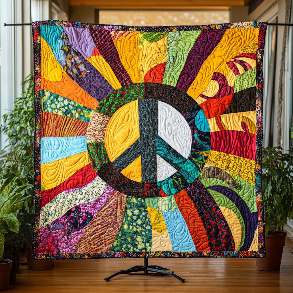 Bright Harmony Quilted Blanket - Baby (30" x 40")
