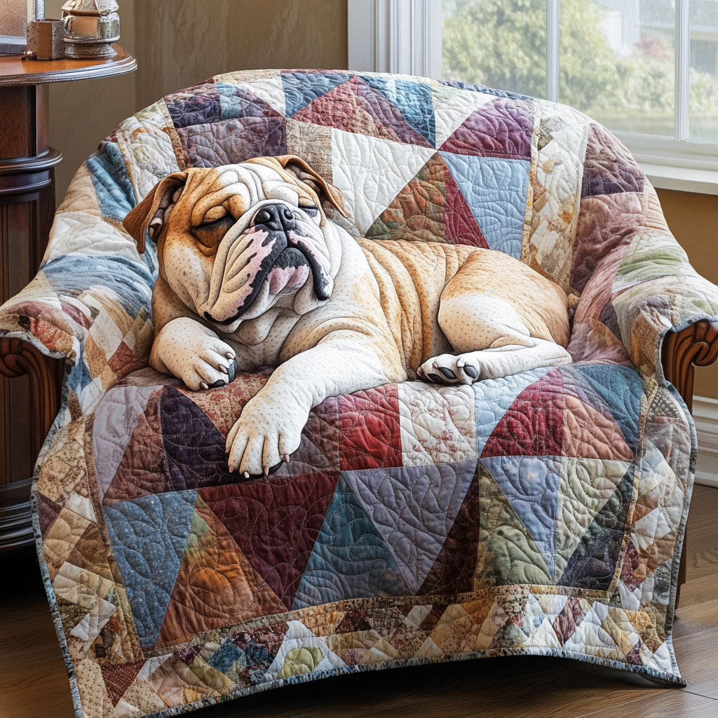 Bulldog Magic Quilted Blanket - Baby (30" x 40")