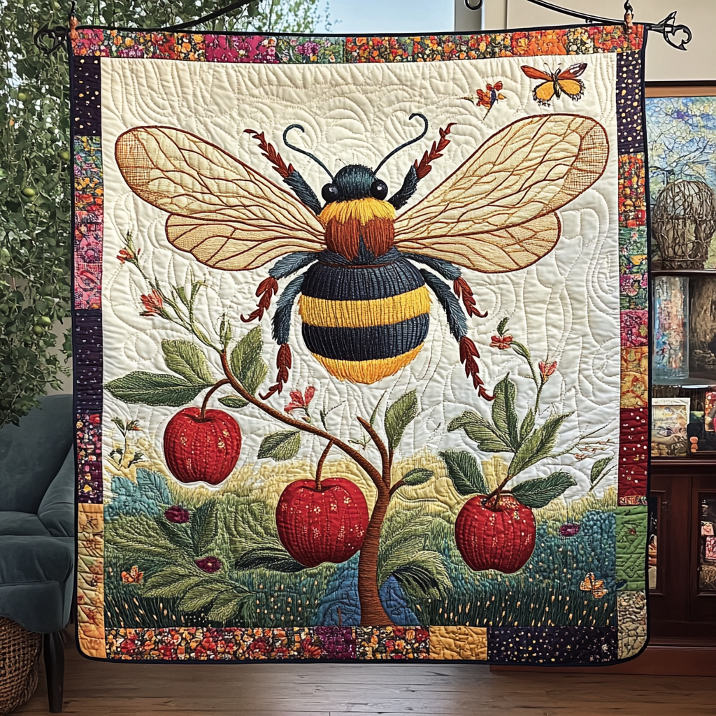 Bumble Bliss Quilted Blanket - Baby (30" x 40")