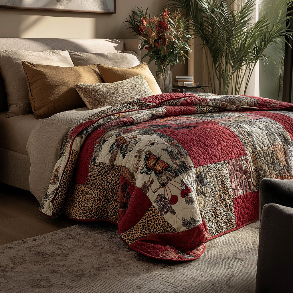 Butterfly Noir Romance Quilted Blanket - Baby (30" x 40") - Pack 1