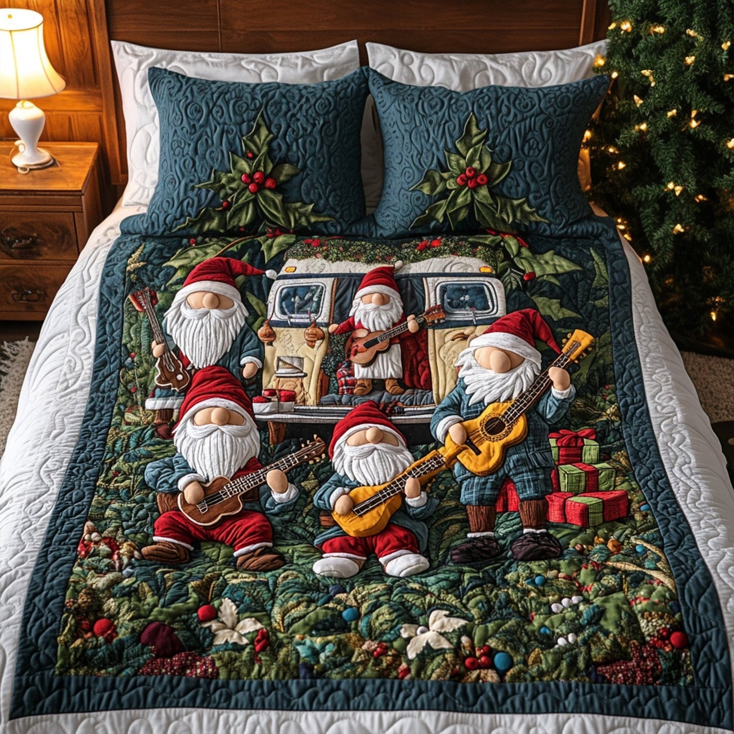 Campfire Tales 3-Piece Quilted Bedding Set - Single (59" x 70")