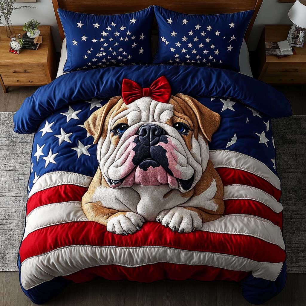 Canine Commander 3-Piece Quited Bedding Set - Single (59" x 70")