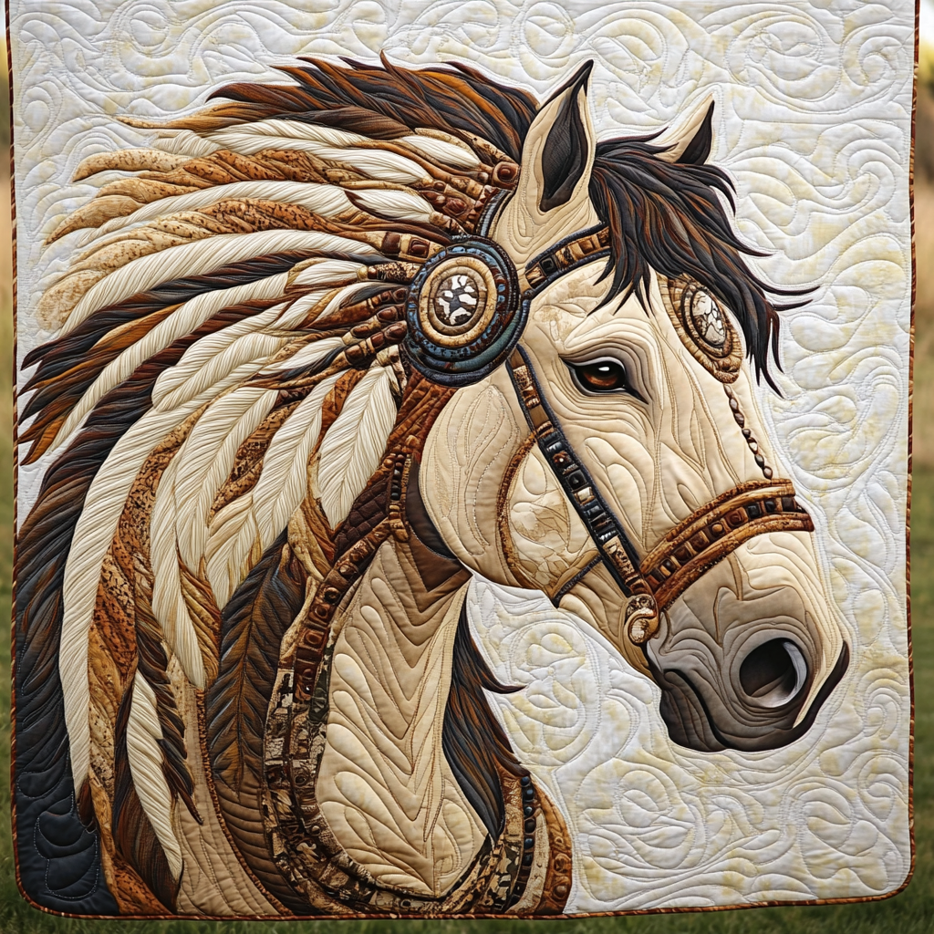 Canyon Rider Quilted Blanket - Throw (55" x 60")