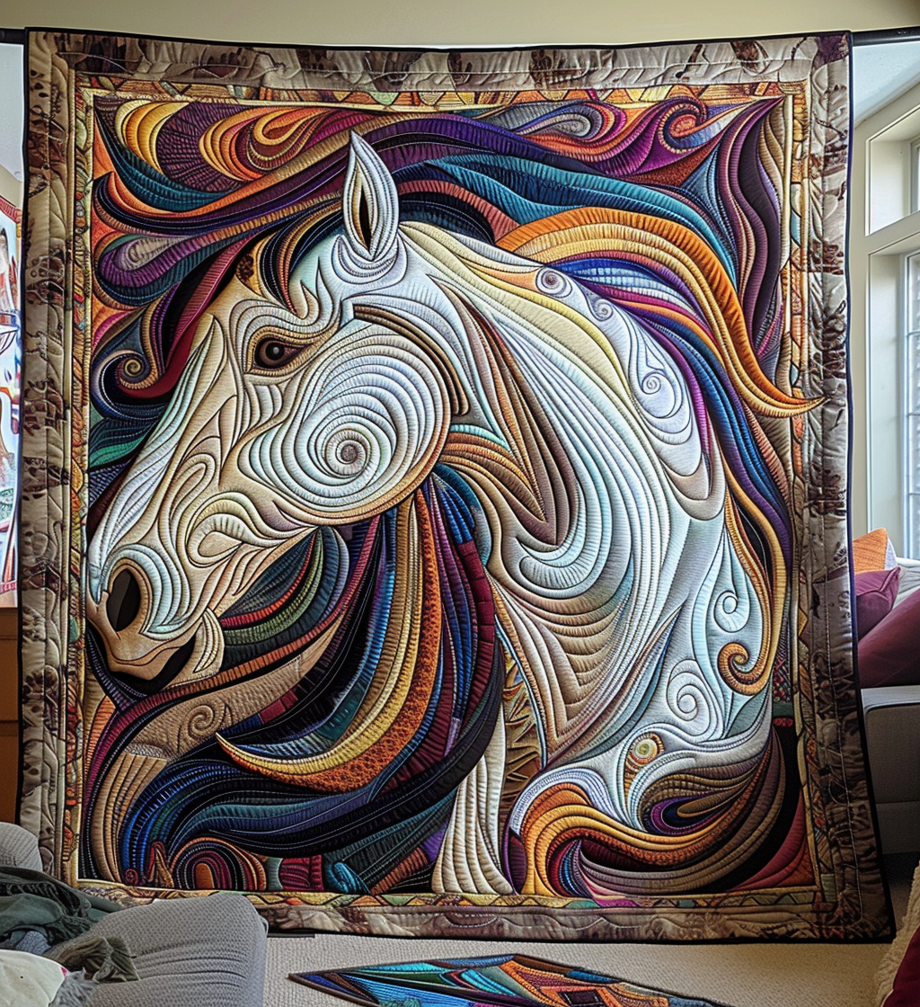 Canyon Trail Rider Quilted Blanket - Throw (55" x 60")