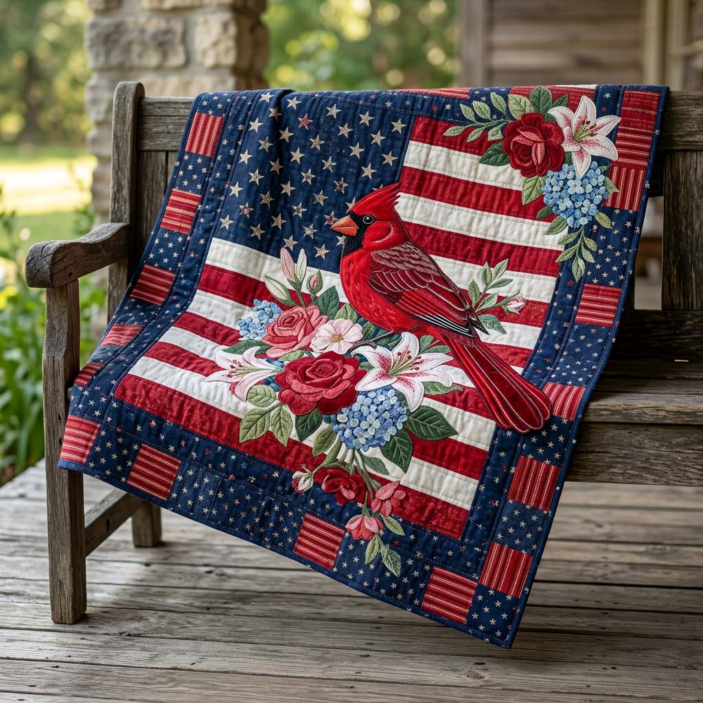 Cardinal Semiquincentennial Glory Quilted Blanket - Baby (30" x 40") - Pack 1