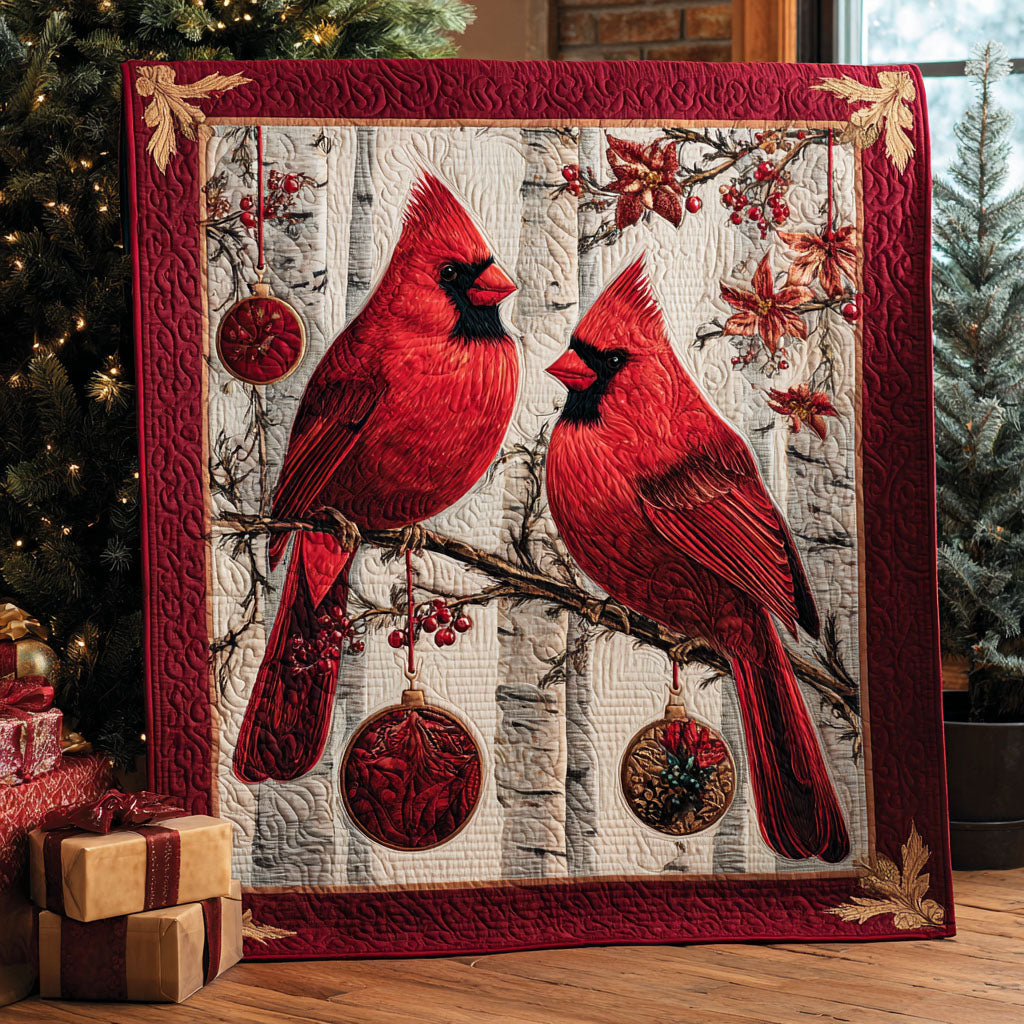 Cardinal Song Quilted Blanket - Baby (30" x 40") - Pack 1