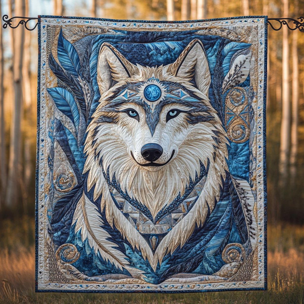 Celestial Alpha Quilted Blanket - Throw (55" x 60")