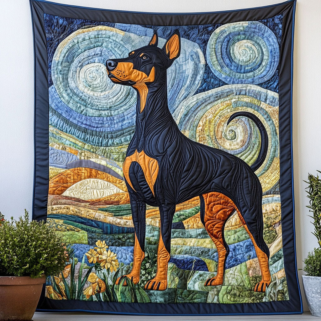Celestial Canine Quilted Blanket - Baby (30" x 40")